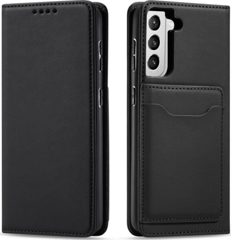 Magnet Card Case Case For Samsung Galaxy S22+ (S22 Plus) Cover Card Lommebok Kortstativ Svart
