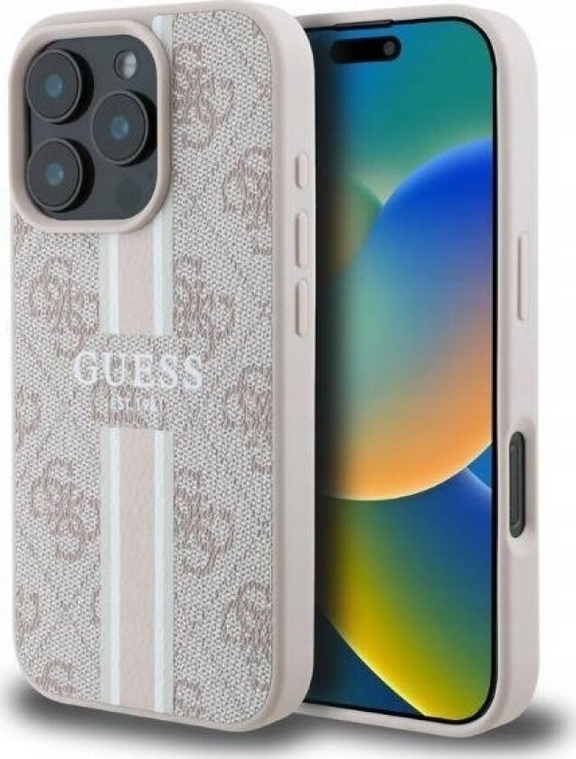 Guhmp16xp4rpsp Iphone 16 Pro Max 6.9" Rózowy/Pink Hardcase 4G Printed Stripes Magsafe