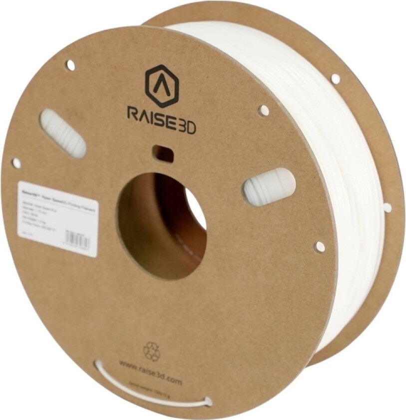 Raise3d Spra-1012 Hyper Speed White Pla Filament Pla-Plast Hvid 1 Stk