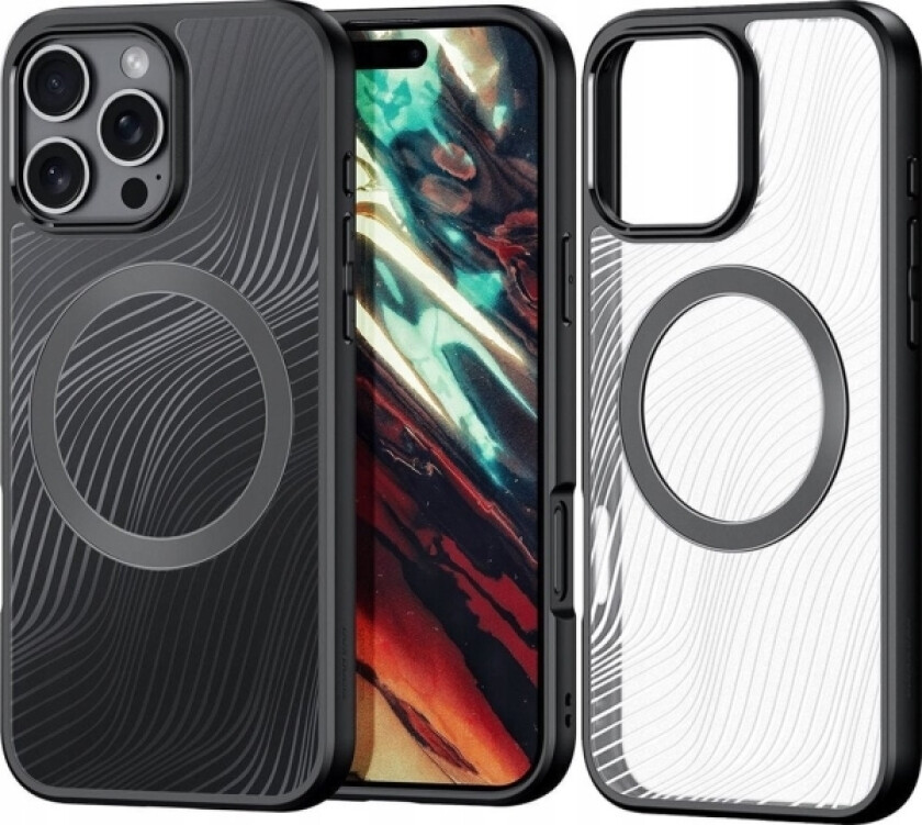 Etui Dux Ducis Aimo Mag Z Magsafe På Iphone 16 Pro Max - Sort