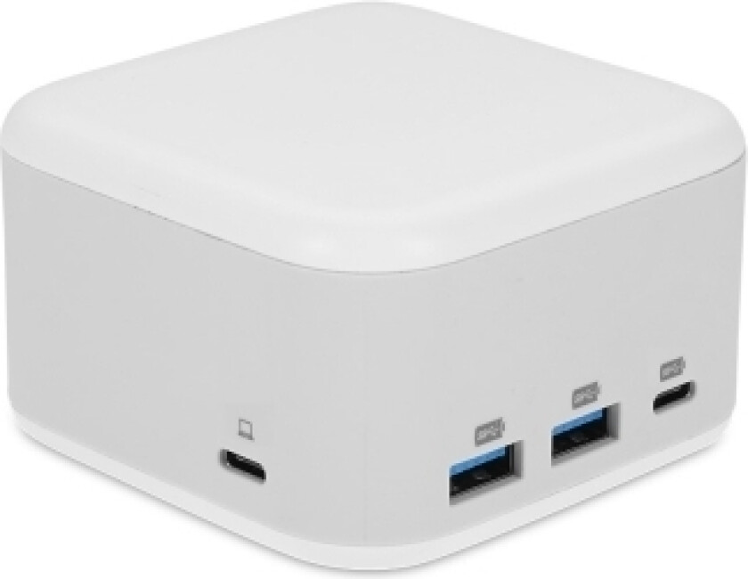Hub Usb Lmp Powerdock - Usb-C Gan Power Adapter & 5-Port Usb-C Dock - White