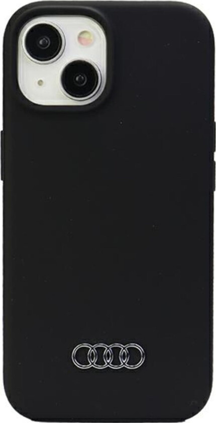 Silicone Case Iphone 15 Plus / 14 Plus 6.7" Black/Black Hardcase Au-Lsrip15m-Q3/D1-Bk