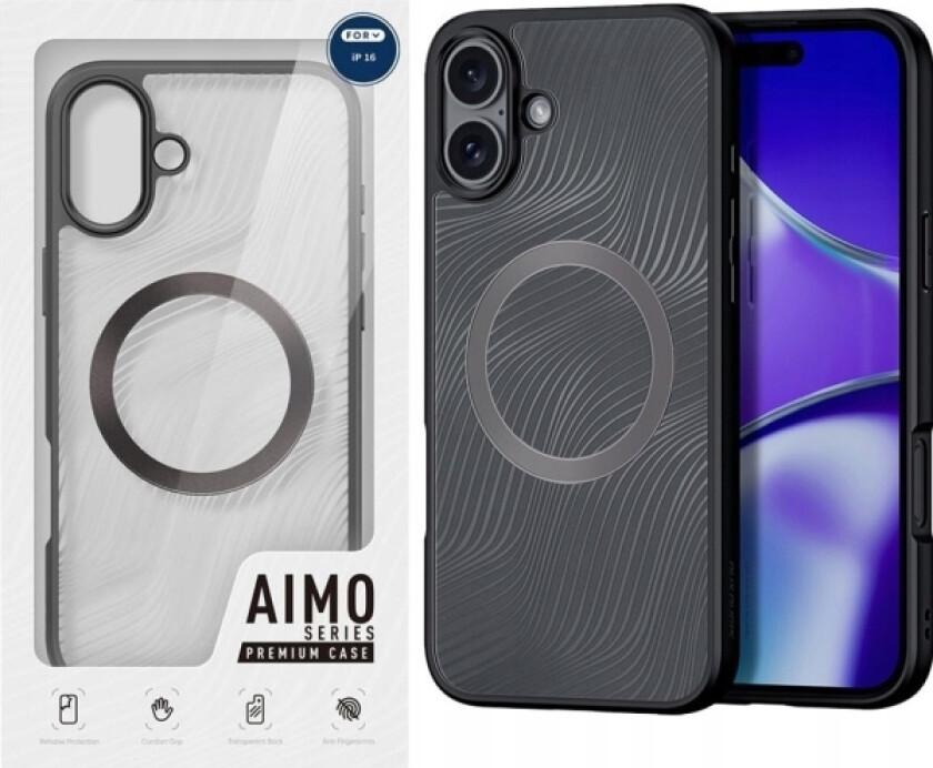 Etui Dux Ducis Aimo Mag Z Magsafe På Iphone 16 Pro - Sort