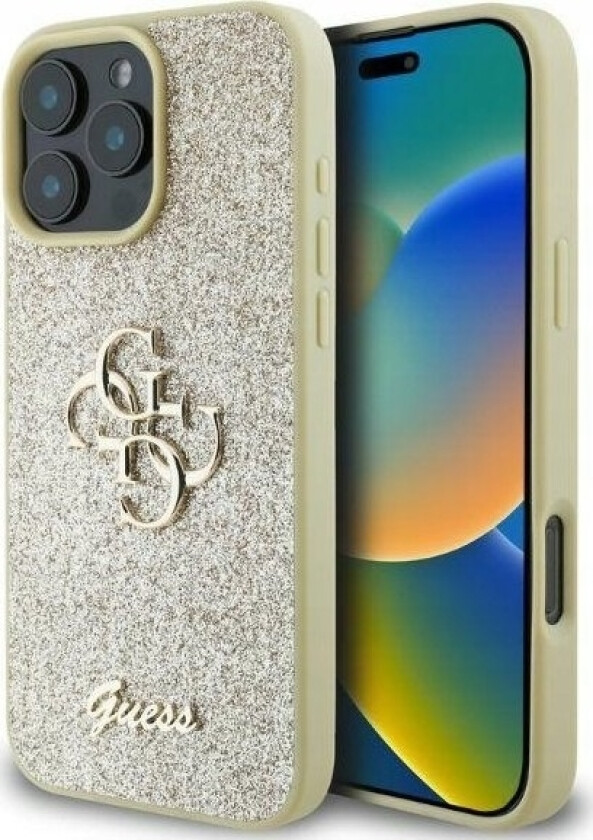 Guhcp16xhg4sgd Iphone 16 Pro Max 6.9" Zloty/Gold Hardcase Fixed Glitter Big 4G