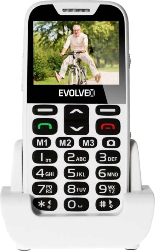 Easyphone Ep-600-Xdw, Meny, 5,84 Cm (2,3"), 320 X 240 Piksler, Bluetooth, 1000 Mah, Hvit