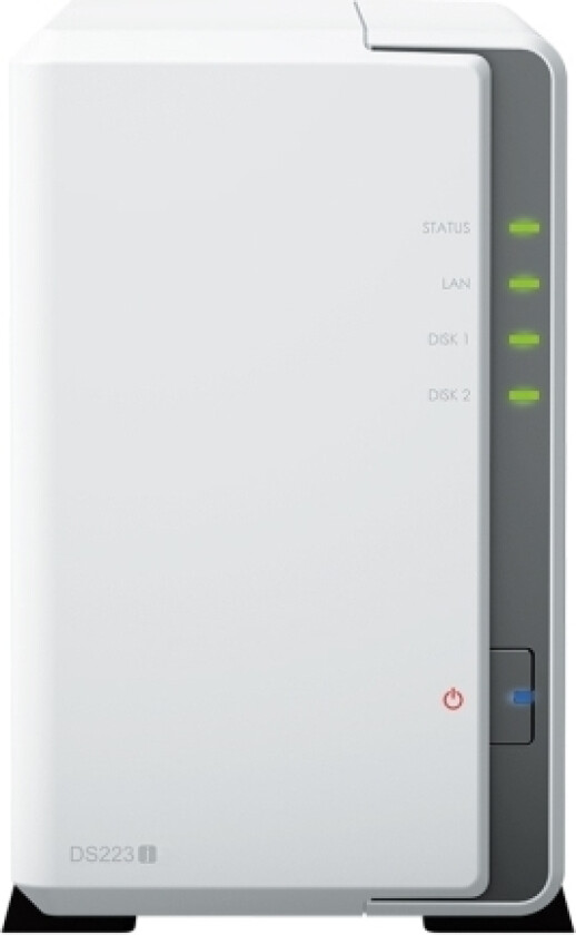 Server Ds223j /16T | 2-Bay Nas-Server Med Disker Med En Total Kapasitet På 16Tb, Tower