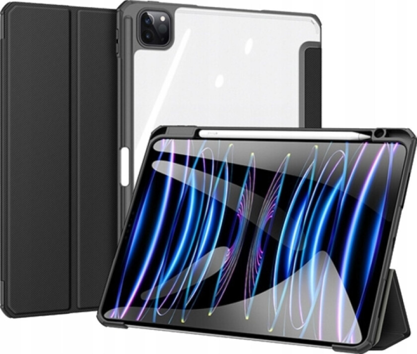 Toby-Deksel Med Klaff Og Stativ For Ipad Pro 11" 2024 - Sort