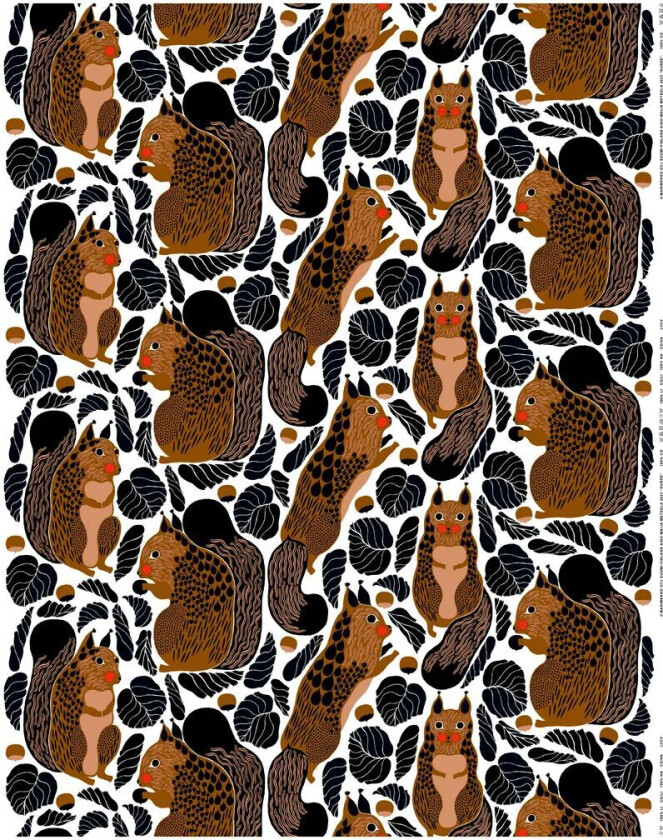 Kurre voksduk White-brown-black-red