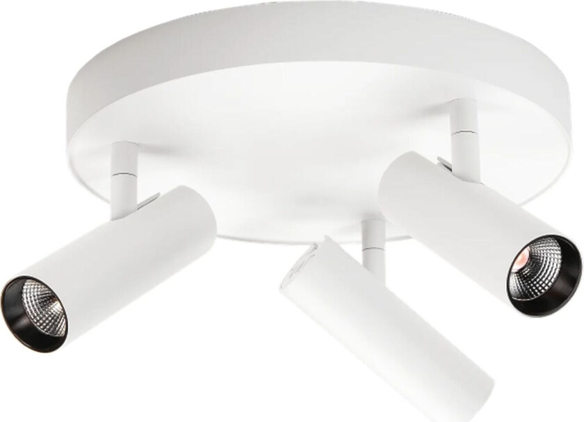 Tube Micro Trio taklampe 2000-2800 Kelvin warm to dim - Hvit - Hvit