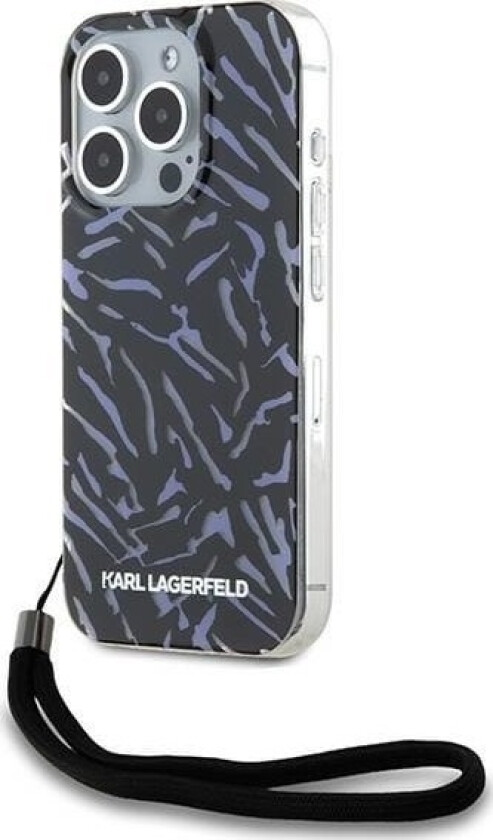 Klhcp15xhzbpkccu Iphone 15 Pro Max 6.7" Fioletowy/Purple Zebra With Cord
