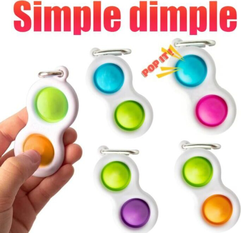 Pop it Fidget- Simple dimple - MINI Finger Toy / Leksak- CE