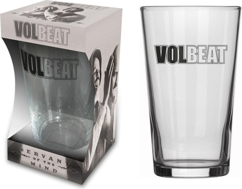 VOLBEAT - SERVANT OF THE MIND - BEER GLASS (BOXED)