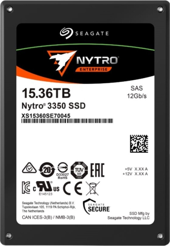 Nytro 3532 - Ssd - 15,36 Tb - Intern - 2,5" - Sas 12Gb/S