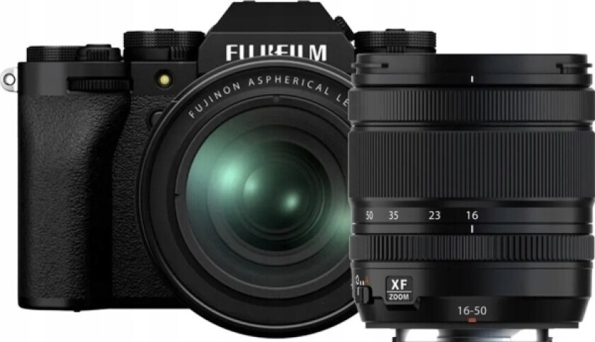 Systemkamera Fujifilm X-T5/Xf16-50Mmf2.8-4.8 R Lm Wr Sort (Svart)