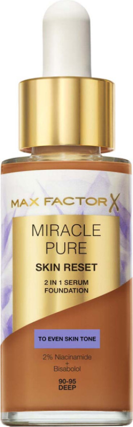 Miracle Pure 2in1 Skin Reset Serum Foundation 90-95 Deep