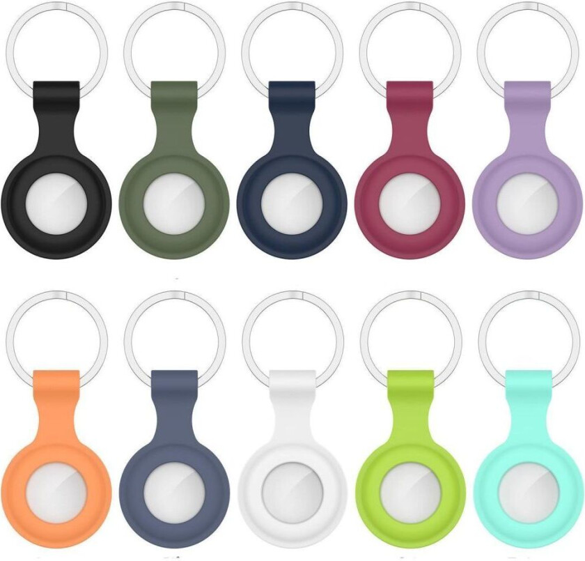 Airtag skal - 10 färger - med nykelring - Protective Sleeve Case
