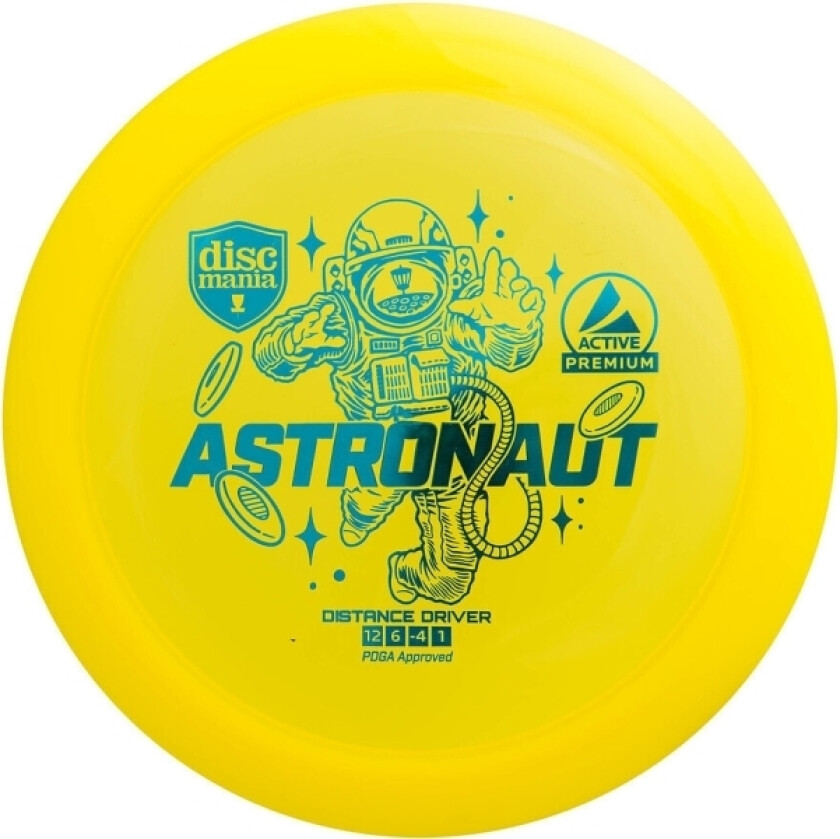Bilde av Discgolf  Distance Driver Astronaut Active Premium Yellow 12/6/-4/1