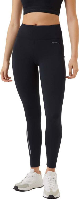 Women's Borg Running Winter Tights Black Beauty M