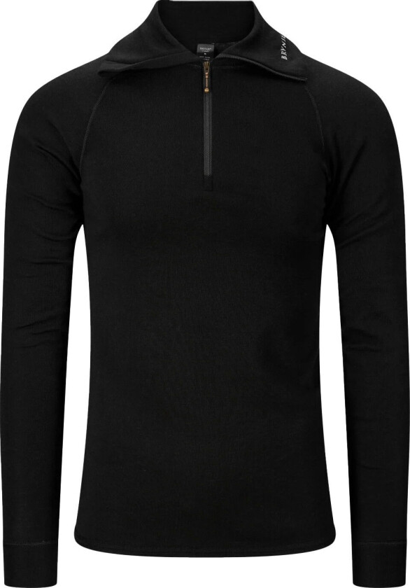 Unisex Classic Zip Polo Shirt Black XS