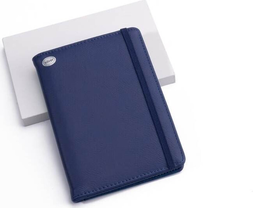 xTool PU Patch Passport Holder - Blue to Silver