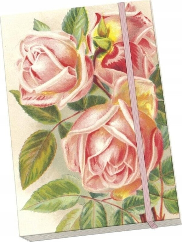 Dekorativ Notatbok A5 Stnote 123 Rosa Roser