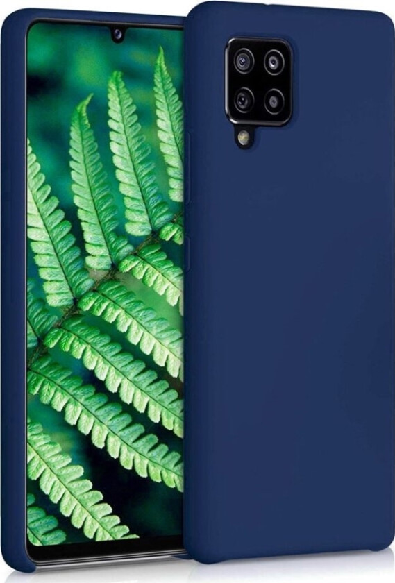Silikonetui Fleksibelt Silikondeksel Til Samsung Galaxy A42 5G Blå