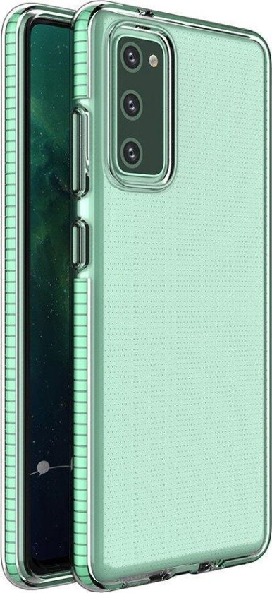 Spring Case Cover Gel Case Med Fargerik Ramme For Samsung Galaxy A72 4G Mint