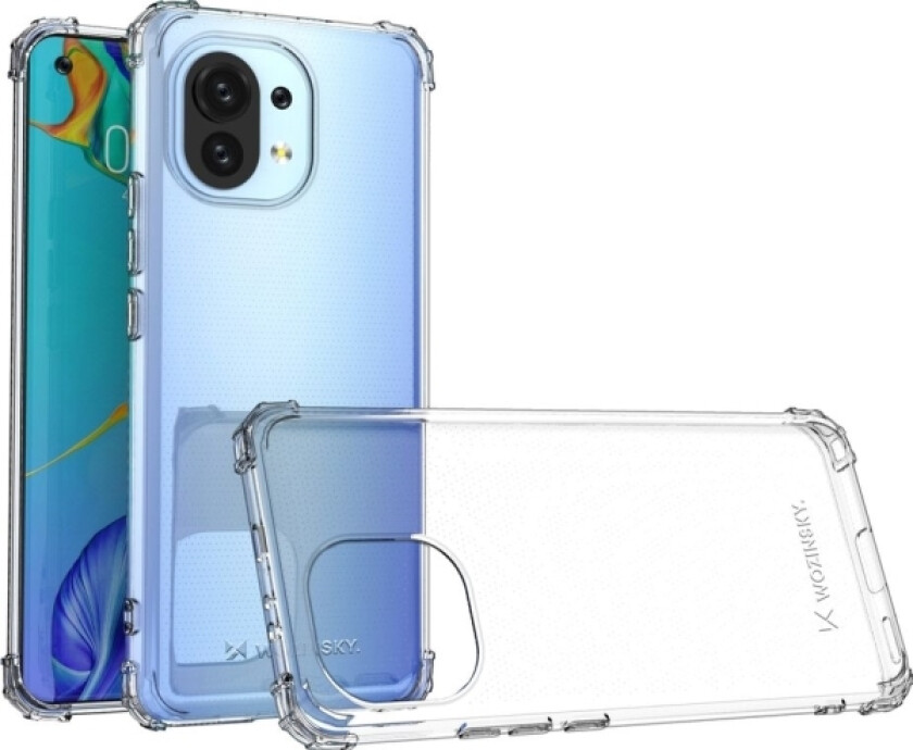 Anti Shock Pansret Deksel Til Xiaomi Mi 11 Gjennomsiktig