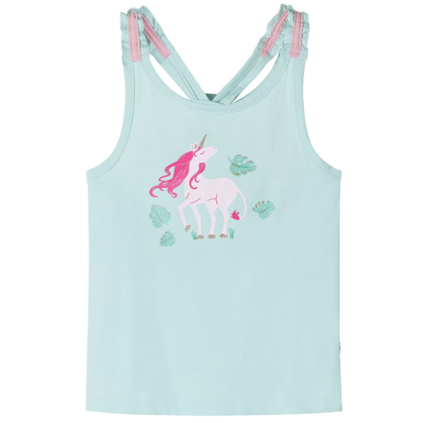Bilde av Singlet for barn lysemynte 116