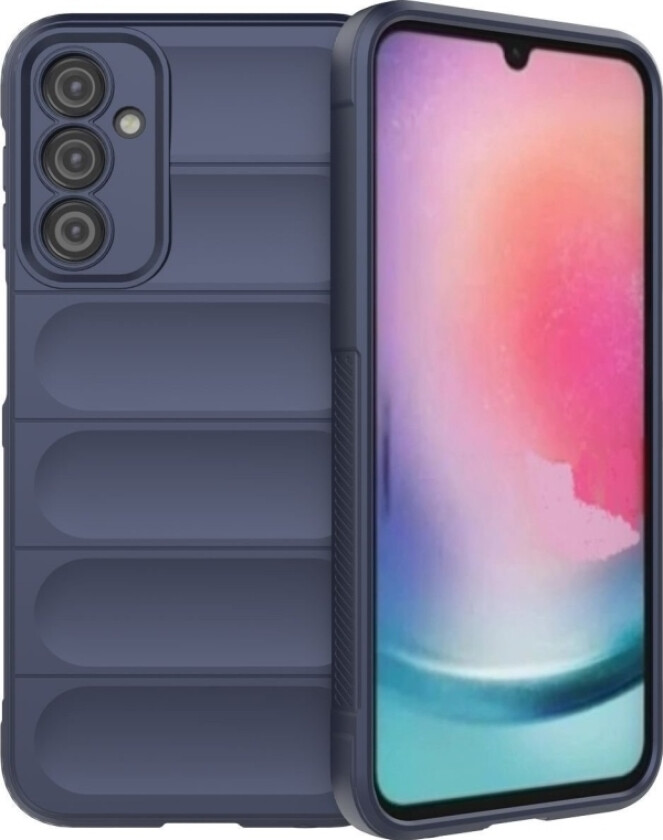 Magic Shield Case-Deksel Til Samsung Galaxy A24 4G Fleksibelt Pansret Deksel Blå