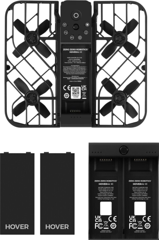 Hoverair X1 Drone - Combo Retail - Sort