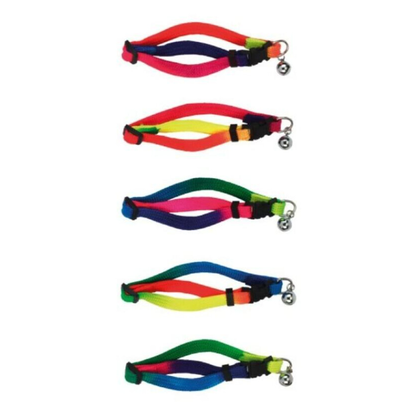 Kattehalsbånd Regnbue