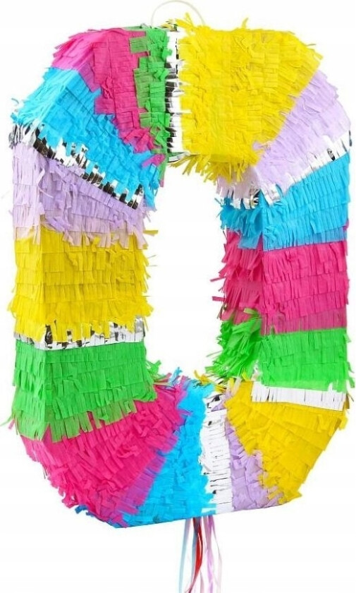 Piñata Nummer 0 Kake 50X35x7,5Cm