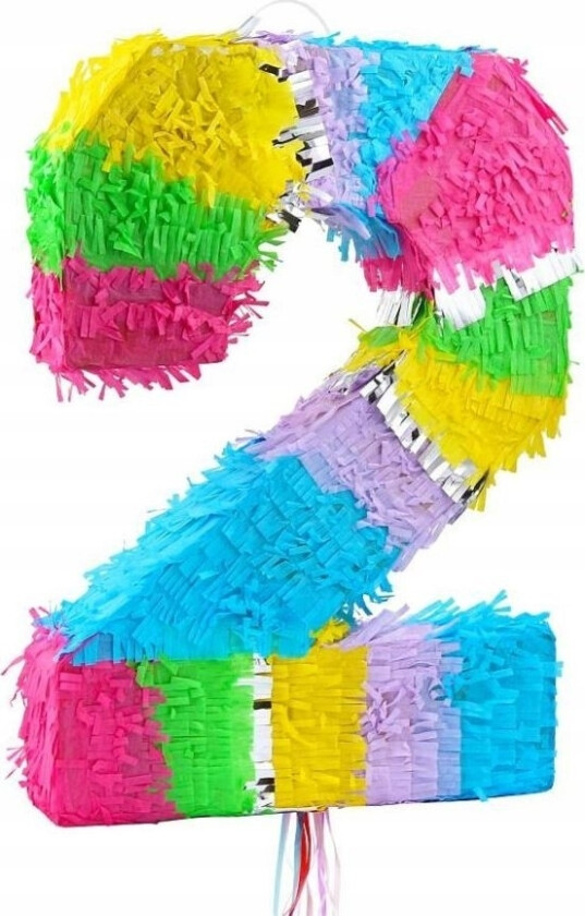 Piñata Nummer 2 Kake 50X35x7,5Cm