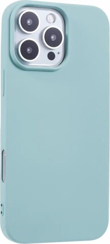 iPhone 16 Pro Matt Fleksibelt Plast Deksel - Lyse blå