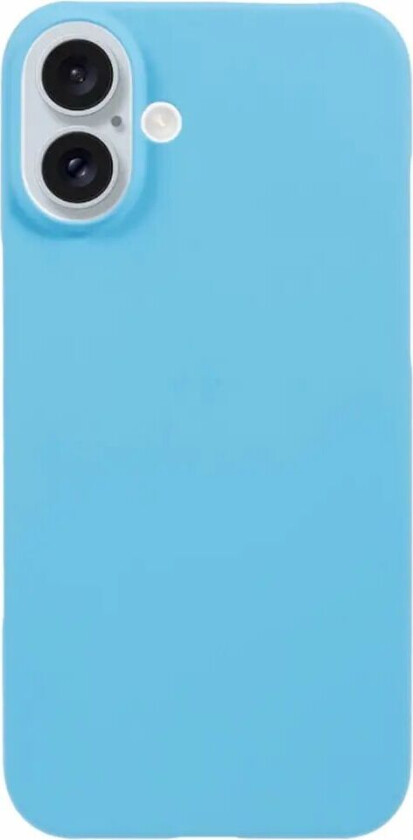 iPhone 16 Plus Hard Plast Deksel - Lyse Blå