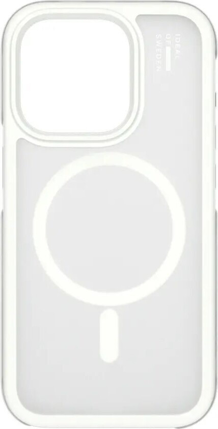 iDeal Of Sweden iPhone 14 Pro Ideal Bumper Deksel - MagSafe Kompatibel - Cloudy White