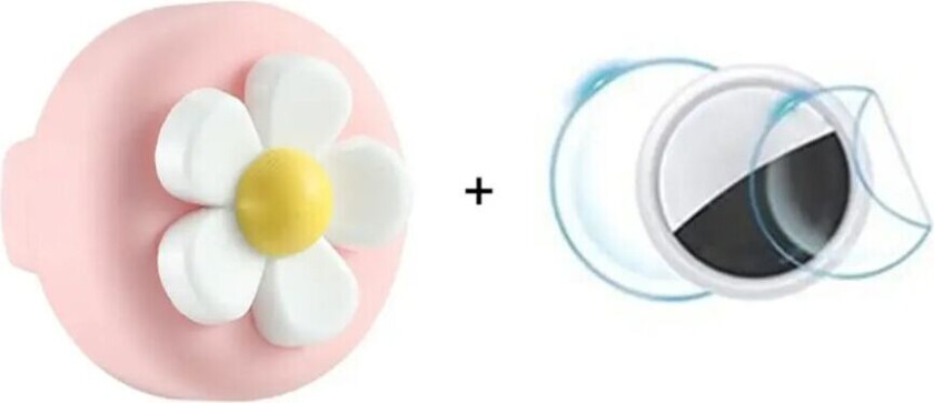 Apple AirTag Silikon Holder for Sko med Motiv - Blomst