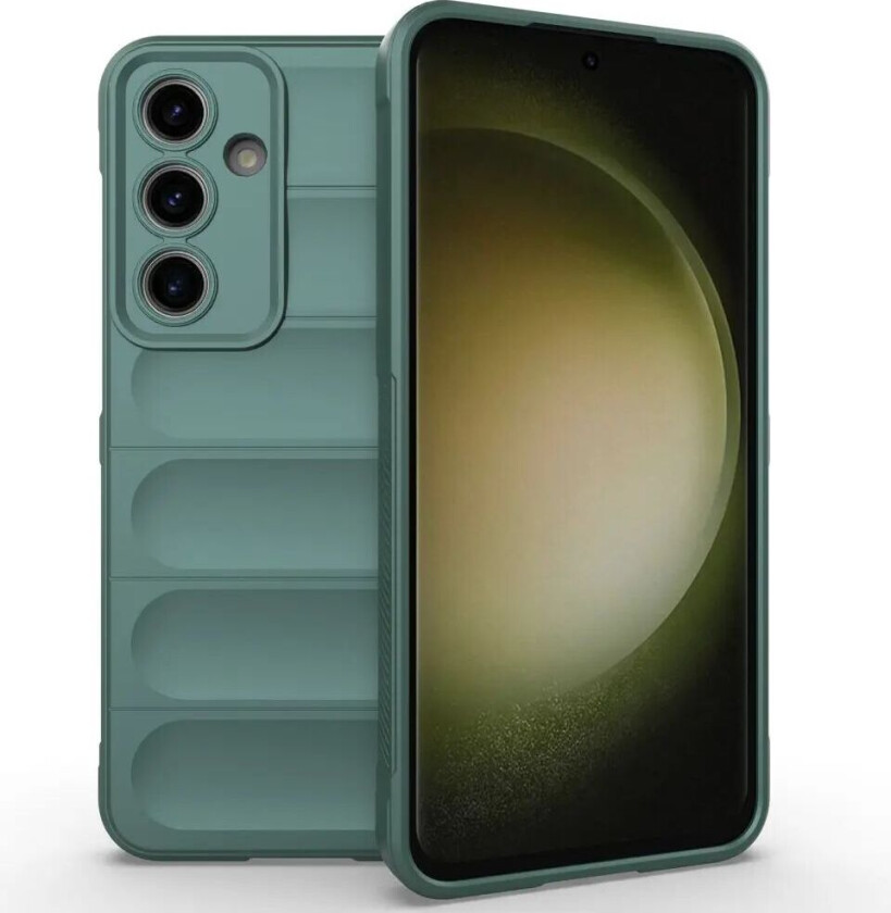 Samsung Galaxy S24 FE Fleksibelt Plastdeksel - Grønn