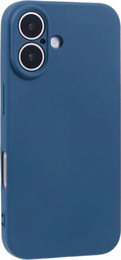 iPhone 16 Matt Fleksibelt Plast Deksel - Blå
