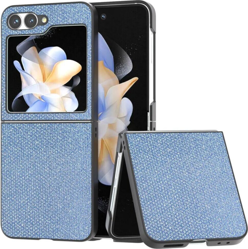 Samsung Galaxy Z Flip6 5G Rhinsten Deksel - Blå