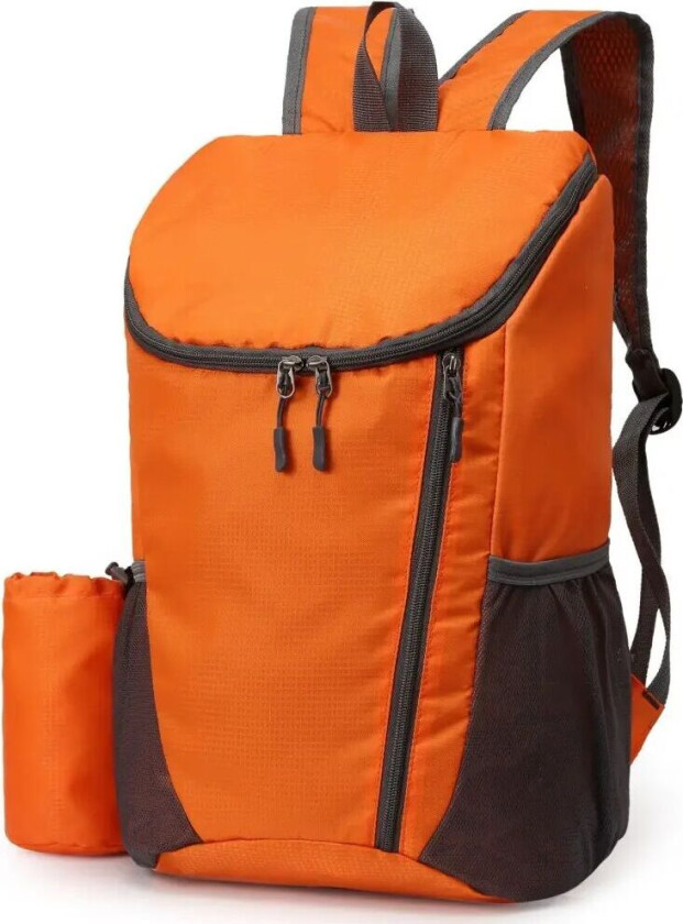 Vannavstøtende 20L Nylon Ryggsekk (42 x 28cm) - Oransje