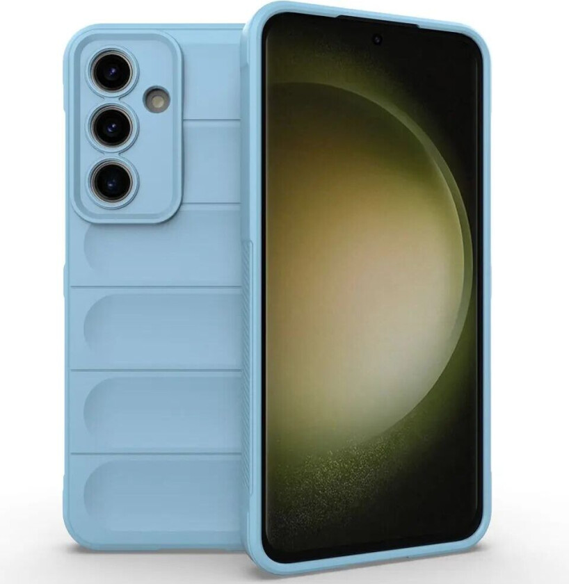 Samsung Galaxy S24 FE Fleksibelt Plastdeksel - Blå