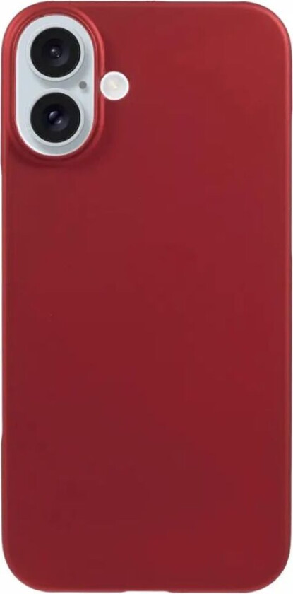 iPhone 16 Hard Plast Deksel - Rød