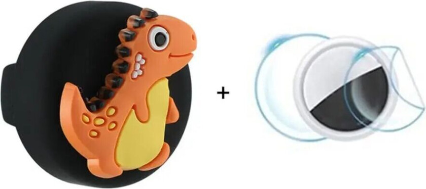 Apple AirTag Silikon Holder for Sko med Motiv - Dinosaur