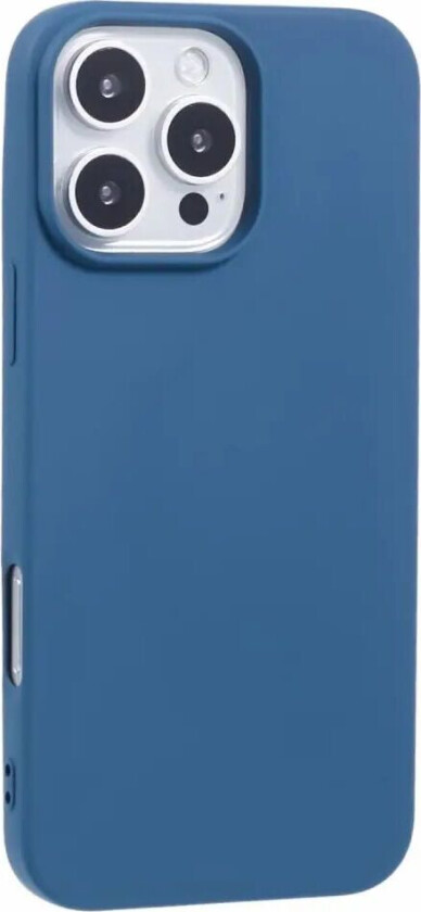 iPhone 16 Pro Matt Fleksibelt Plast Deksel - Blå