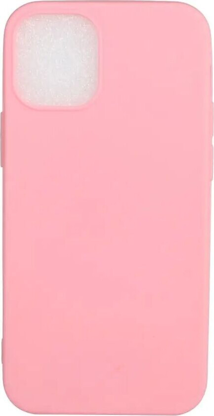 iPhone 12 Mini Matt Fleksibelt Plast Mobildeksel - Rosa
