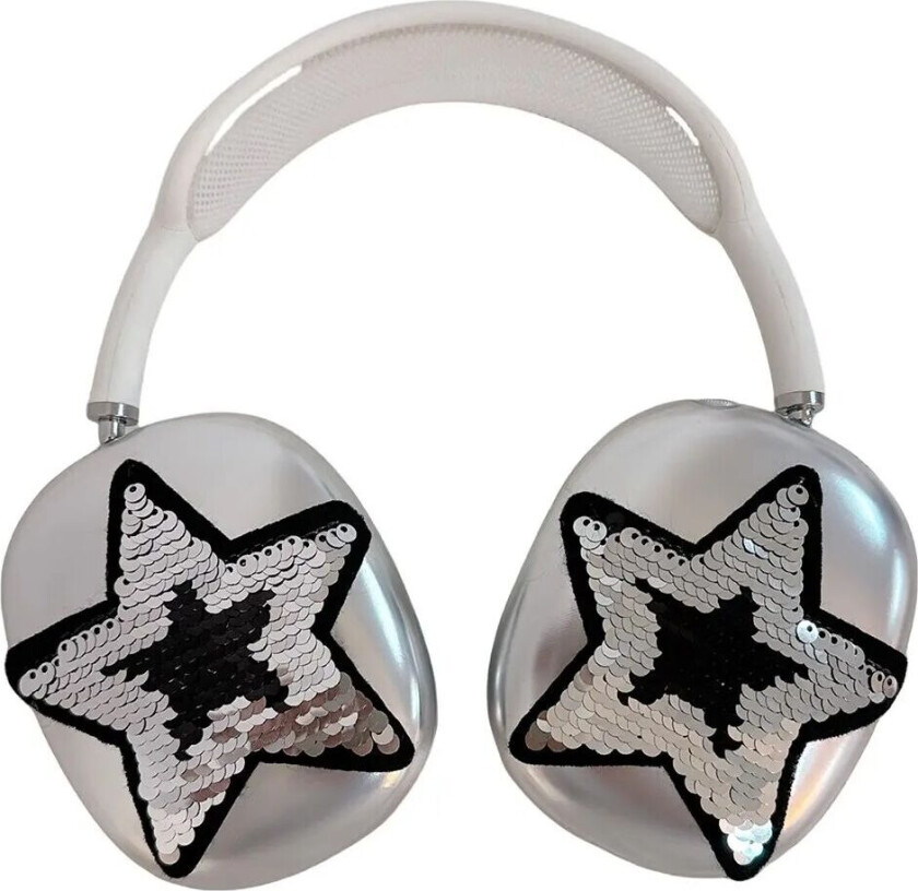 AirPods Max Plastdeksel m. Stjerne - Sølv