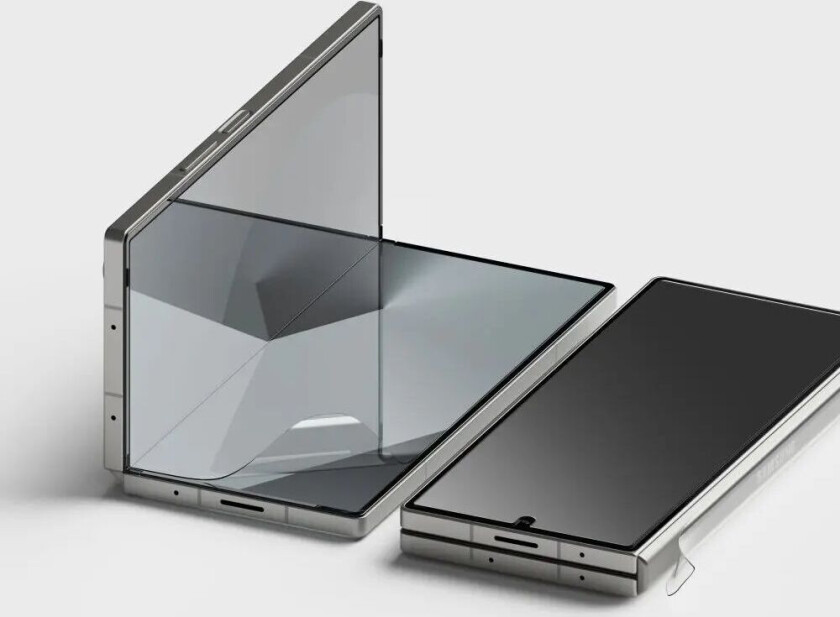 Bilde av Samsung Galaxy Z Fold6 Ringke 3-i-1 Herdet Glass Skjermbeskytter - 2 Pakke - Gjennomsiktig