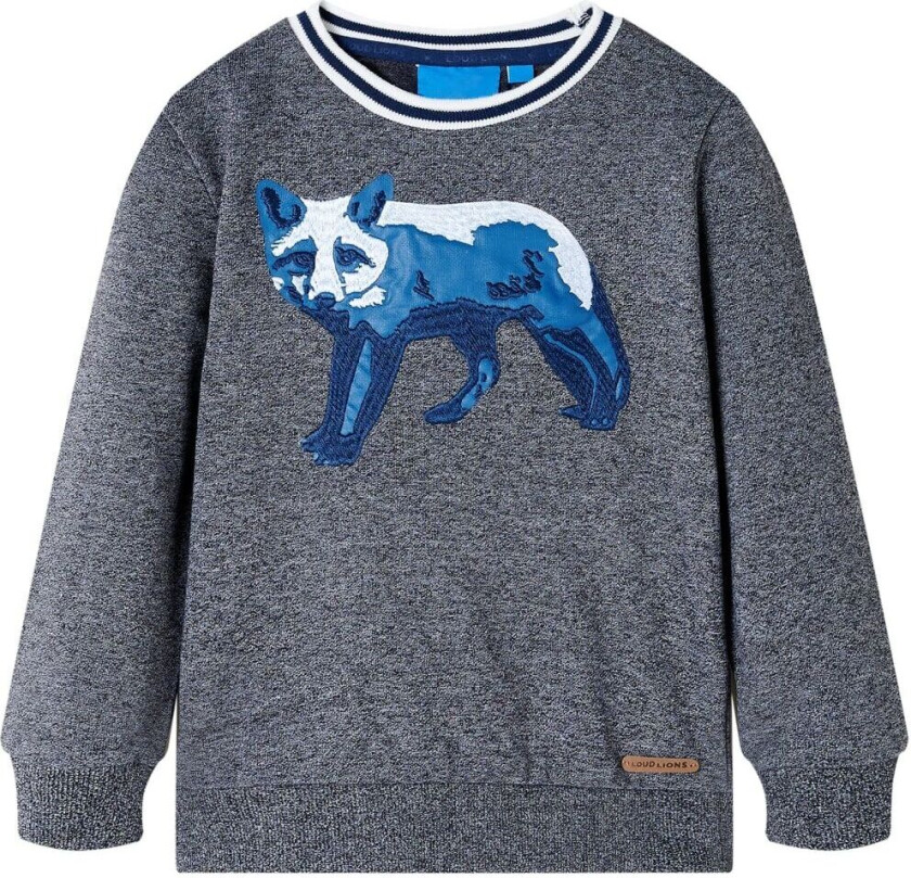 Barnegenser marineblå melert 104